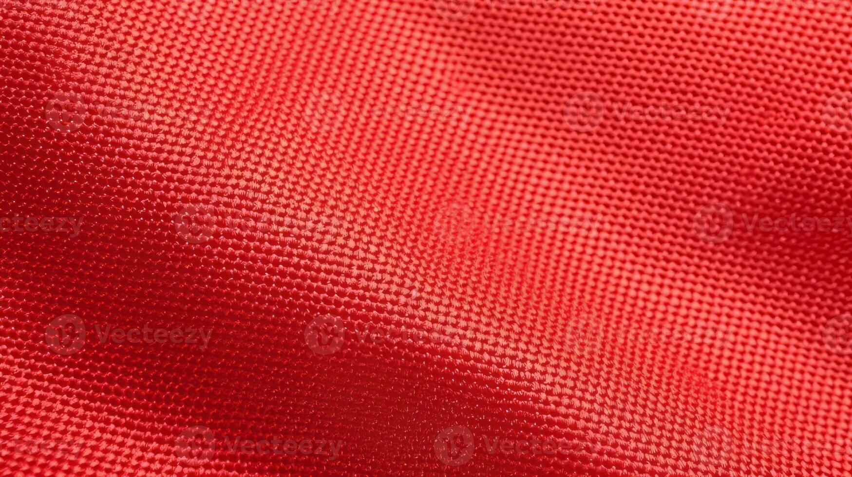 Red soccer fabric texture with air mesh. Sportswear background photo