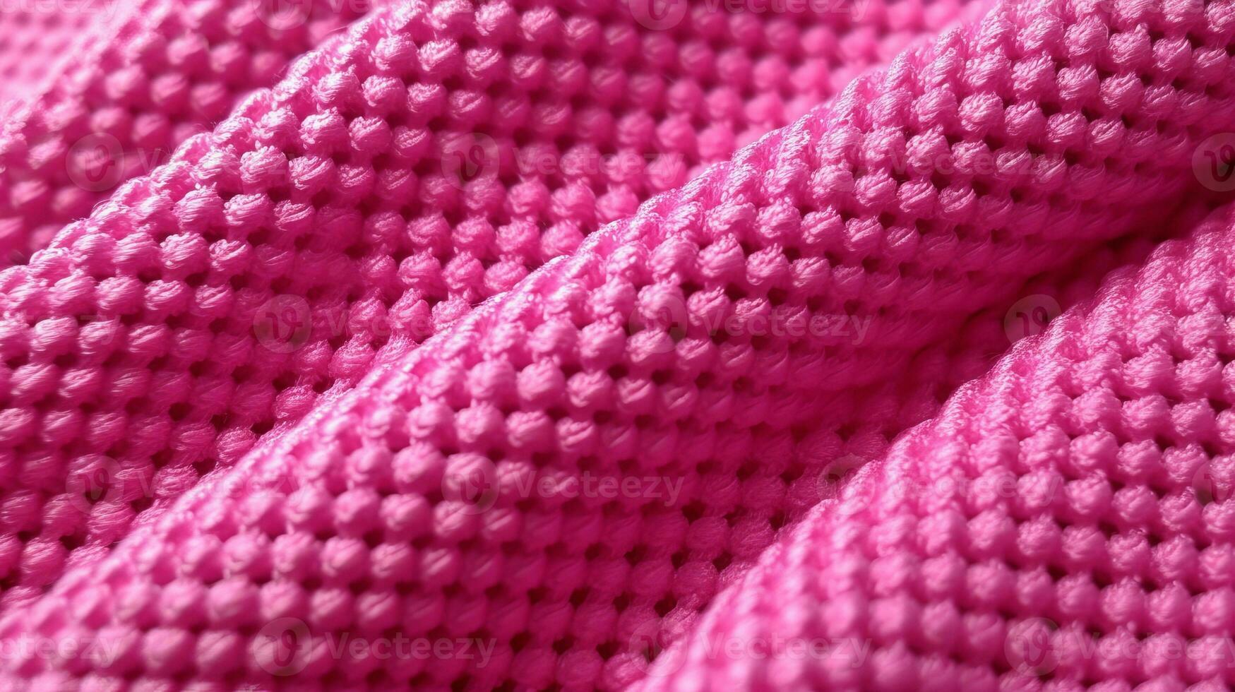 Pink soccer fabric texture with air mesh. Sportswear background photo