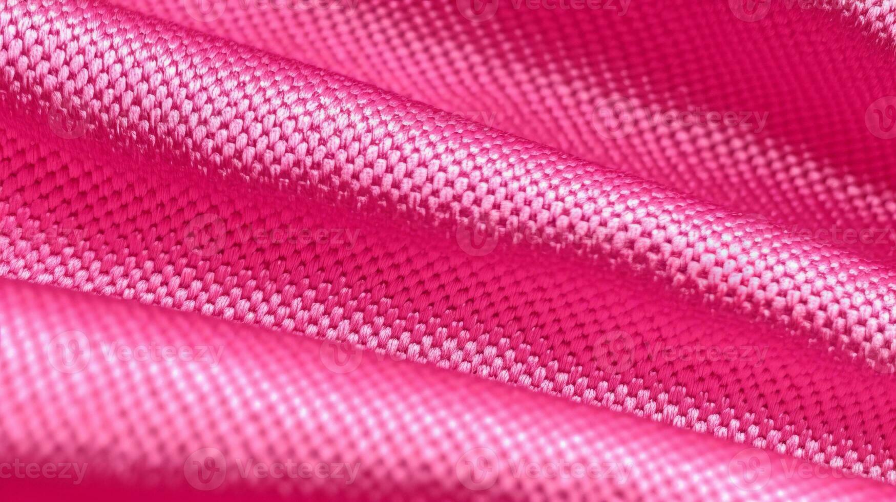 rosado fútbol vestir con aire malla textura. atlético vestir fondo foto
