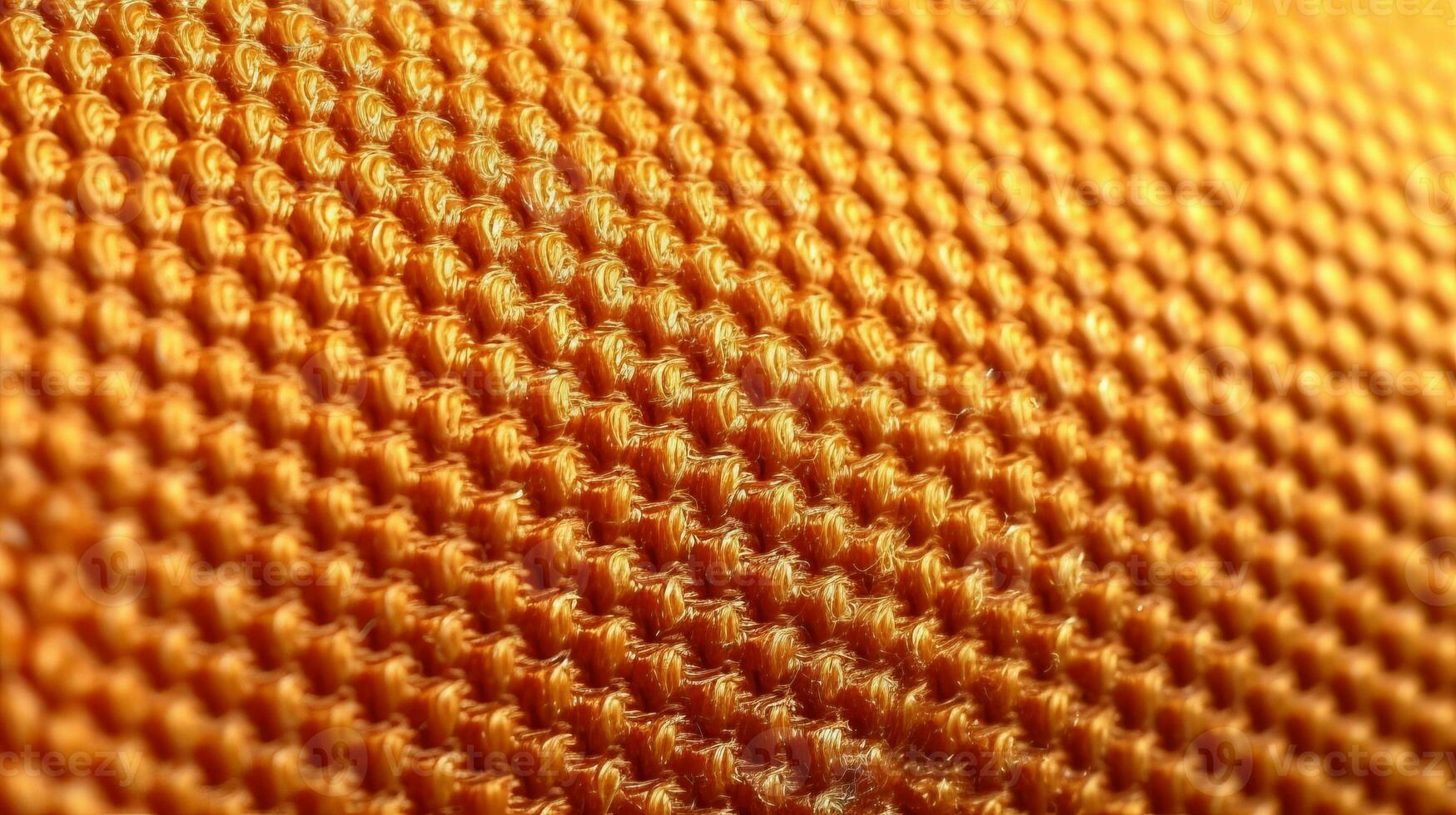 Orange soccer fabric texture with air mesh. Athletic wear backdrop photo