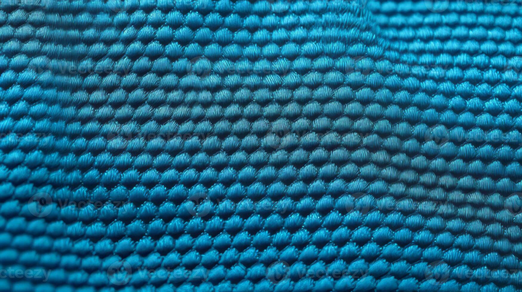 Blue fabric texture with air mesh. Athletic wear backdrop photo