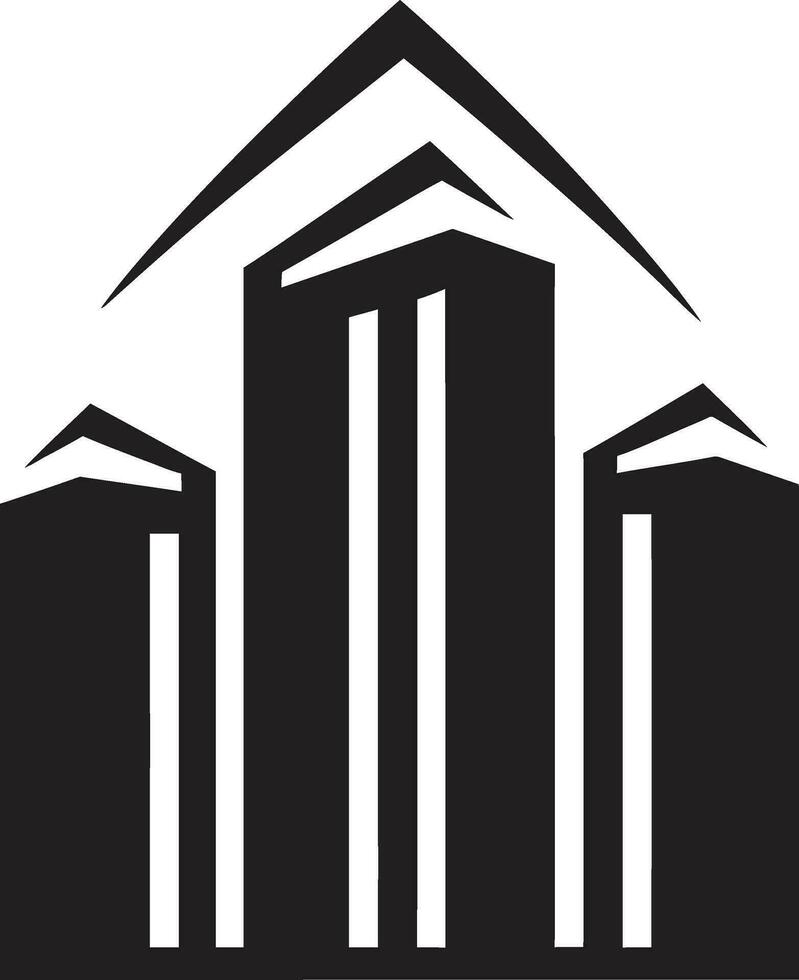 Black Logo Mastery Icon of Urban Living Vector Artistry Unleashed Apartment Building Icon