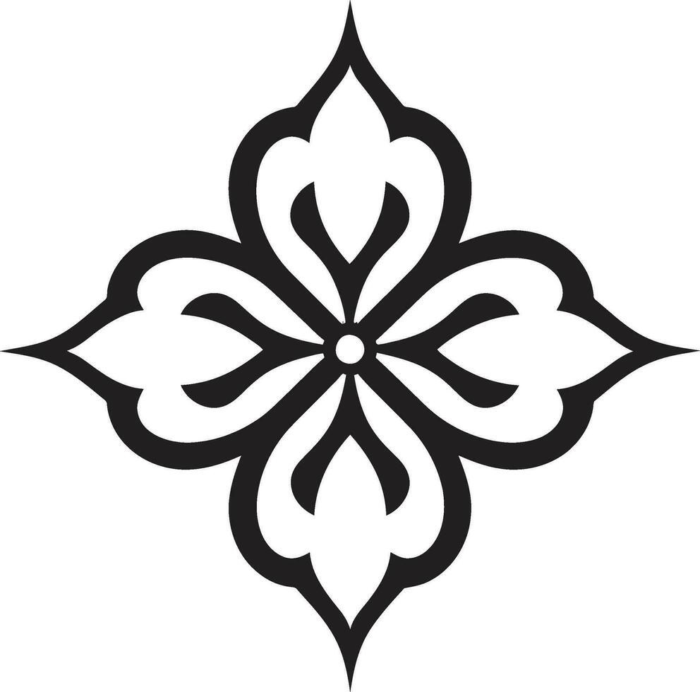 Arábica tesoros floral losas en negro vector vector arte desvelado negro Arábica logo emblema