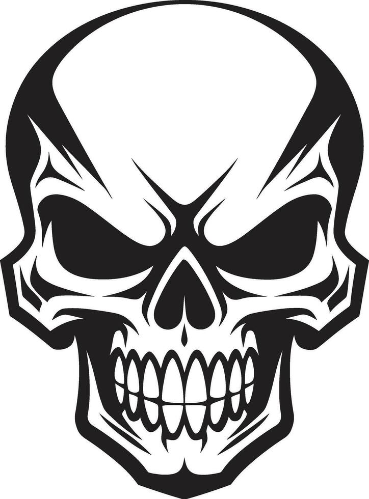 Ebon Enigma Cryptic Vector Logo Crypt Keepers Grin Ghostly Art
