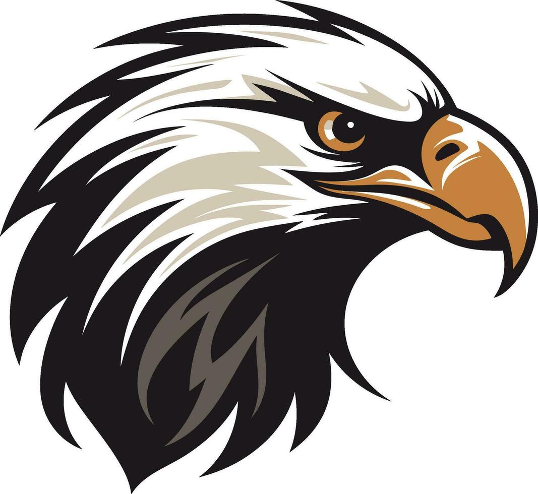 alas de majestad vector icono en negro águilas reino negro diseño emblema