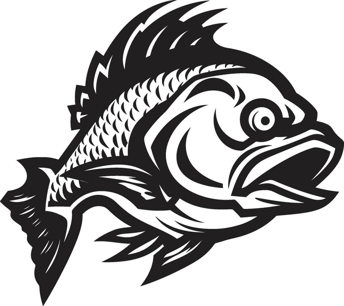 abisal anatomía pescado esqueleto vector icono marina obra maestra pescado hueso logo Arte