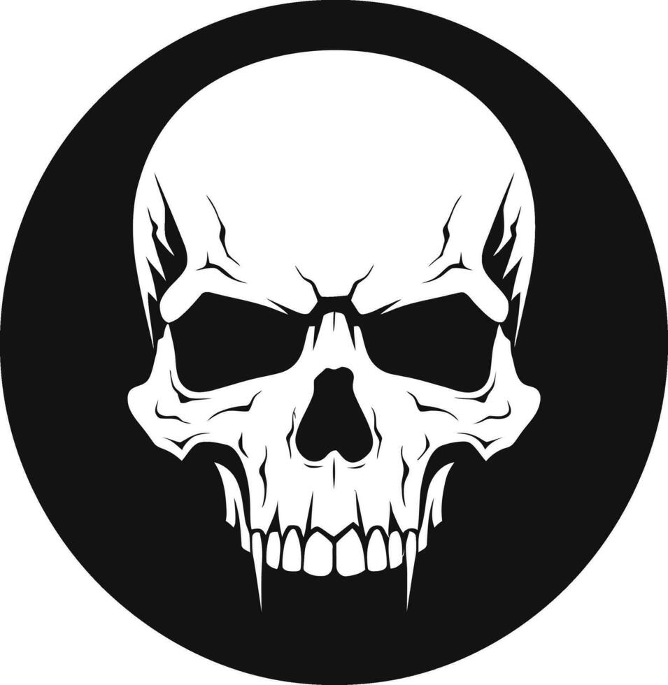 Peek Behind the Wall The Intriguing Skull Emblem Hidden Secrets Unveiled The Cracked Wall Skull vector