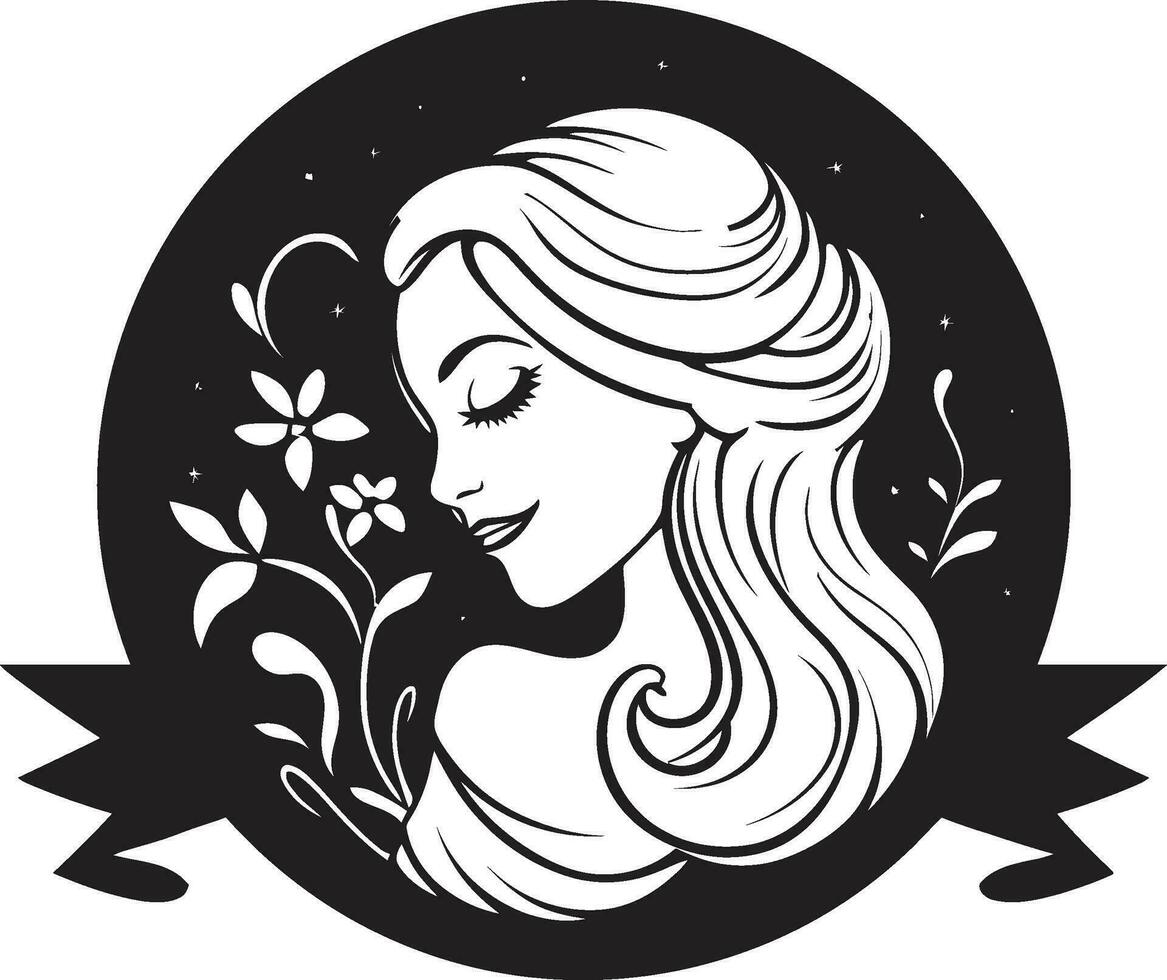 Designing Minds Female Educator in Book Vector Logo The Path to Enlightenment Woman with Book Icon Symbol