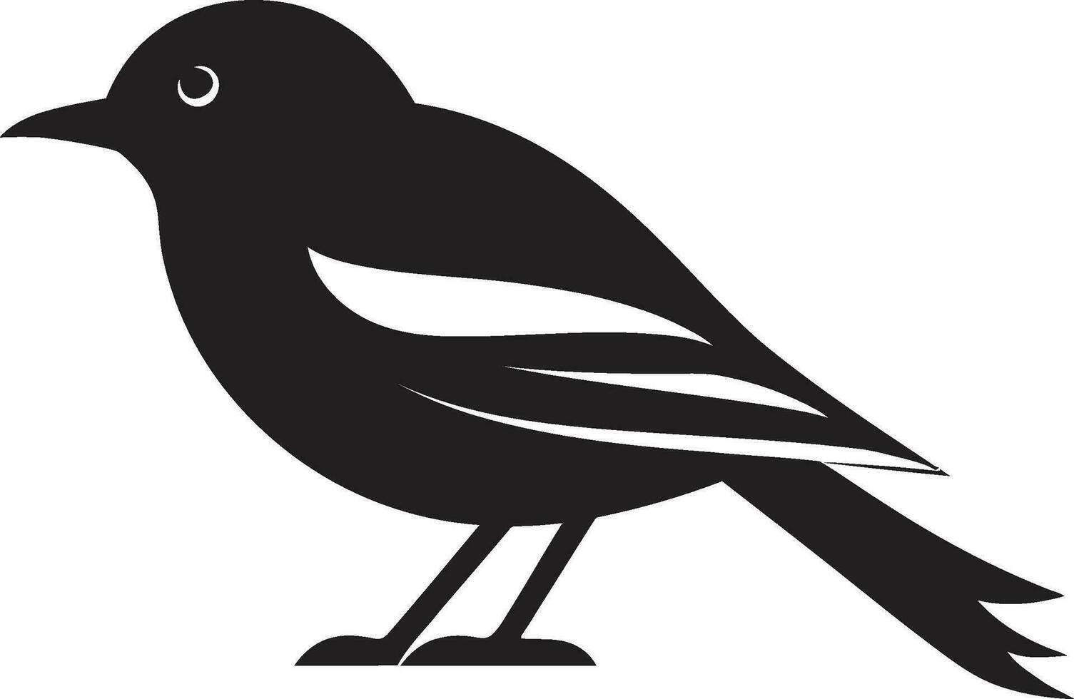 Sparrow Serenity Falcon in Flight Badge vector