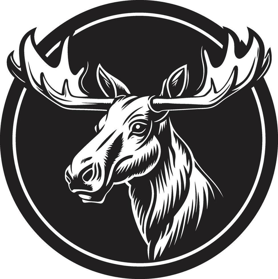Moose Symbol for Branding Excellence Vector Moose Artwork with Grace