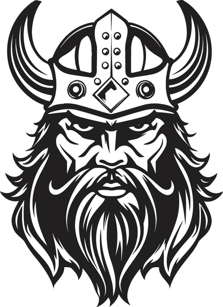 Norse Navy A Seafaring Viking Icon Raiders of Valor A Mighty Viking Emblem vector