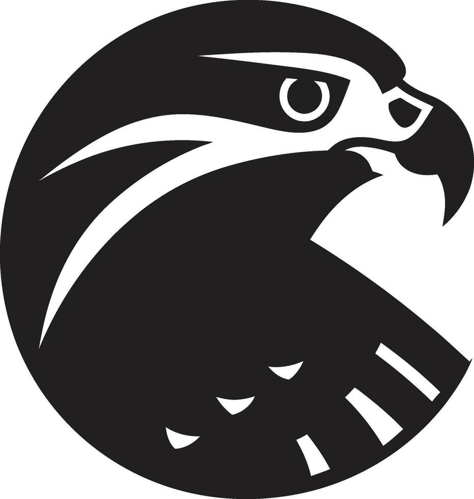 Sculpted Songbird Symbol Midnight Monochrome Majesty Black Beauty in the Woods Ebon Excellence vector