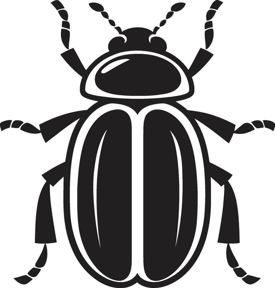 Hive Clan Crest Beetle Head Emblem vector