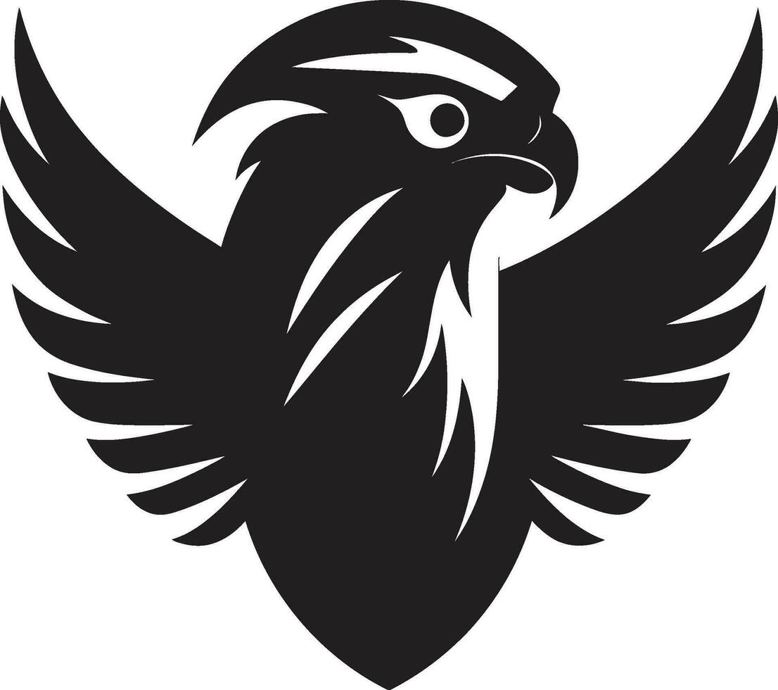 Black Falcon A Vector Logo Design for the Business Thats Always One Step Ahead Black Falcon A Vector Logo Design for the Business Thats Always in the Game