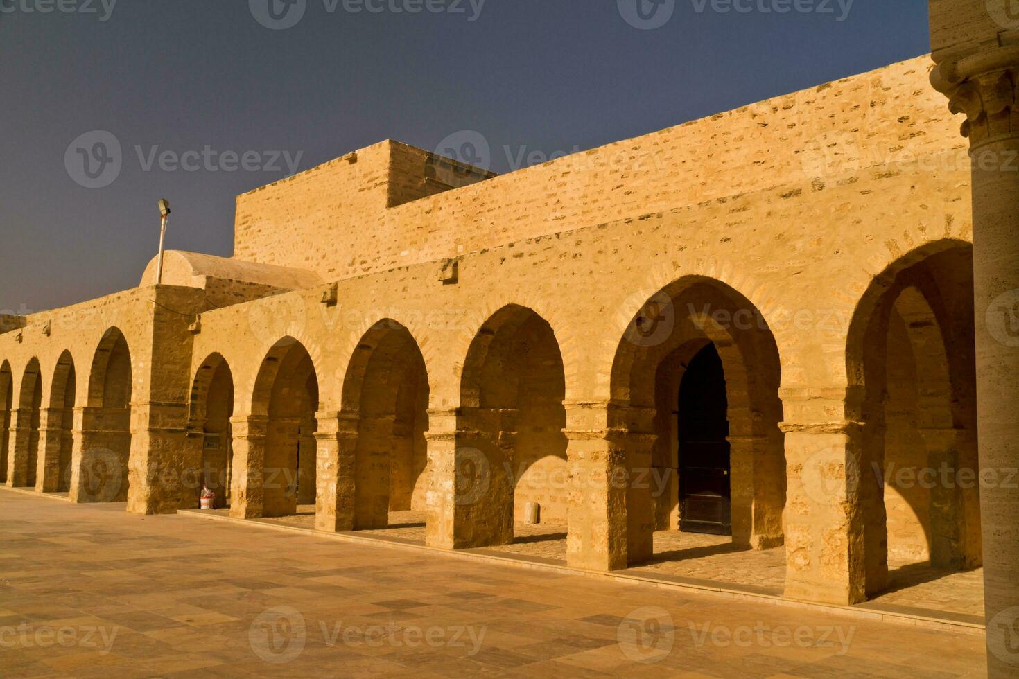 Interior of Great Mosque in Mahdia, Tunisia photo