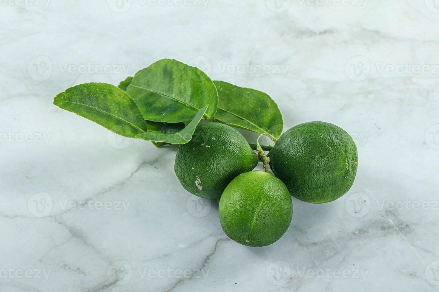 Fresh juicy ripe green lime photo