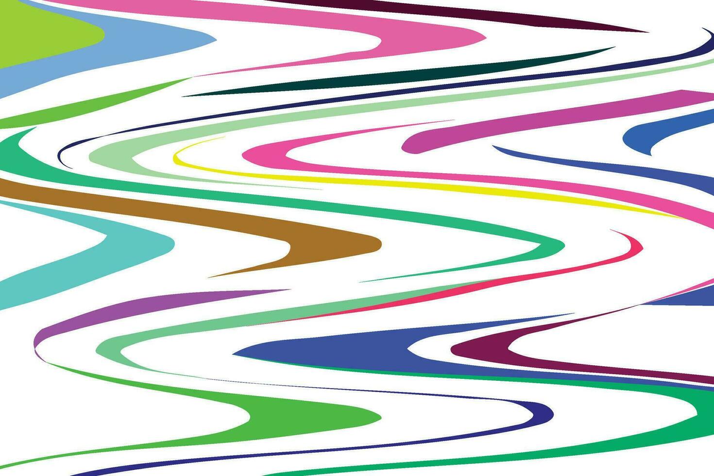 Abstract background with colorful moving lines. vector