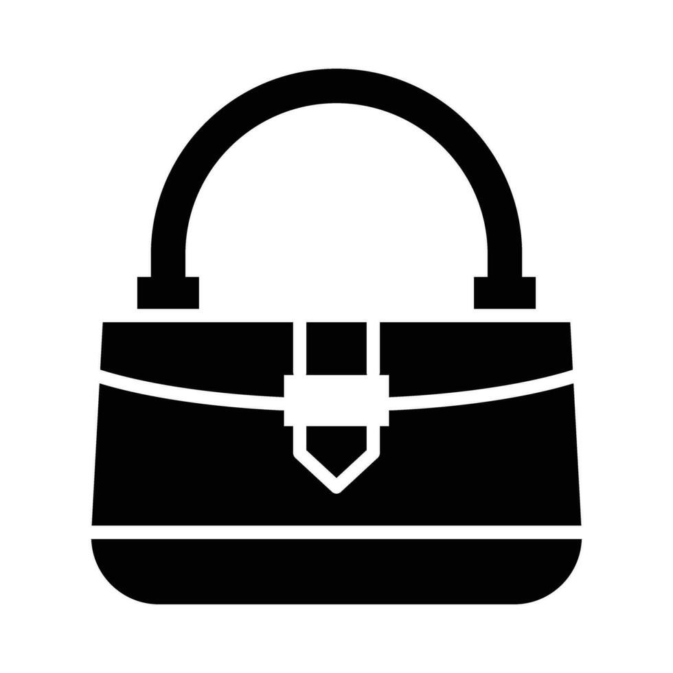 de moda bolso vector glifo icono para personal y comercial usar.
