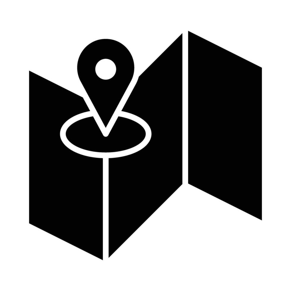 Map Vector Glyph Icon For Personal And Commercial Use.
