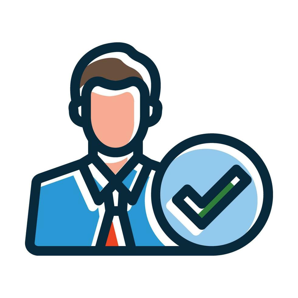 Hire Vector Thick Line Filled Dark Colors