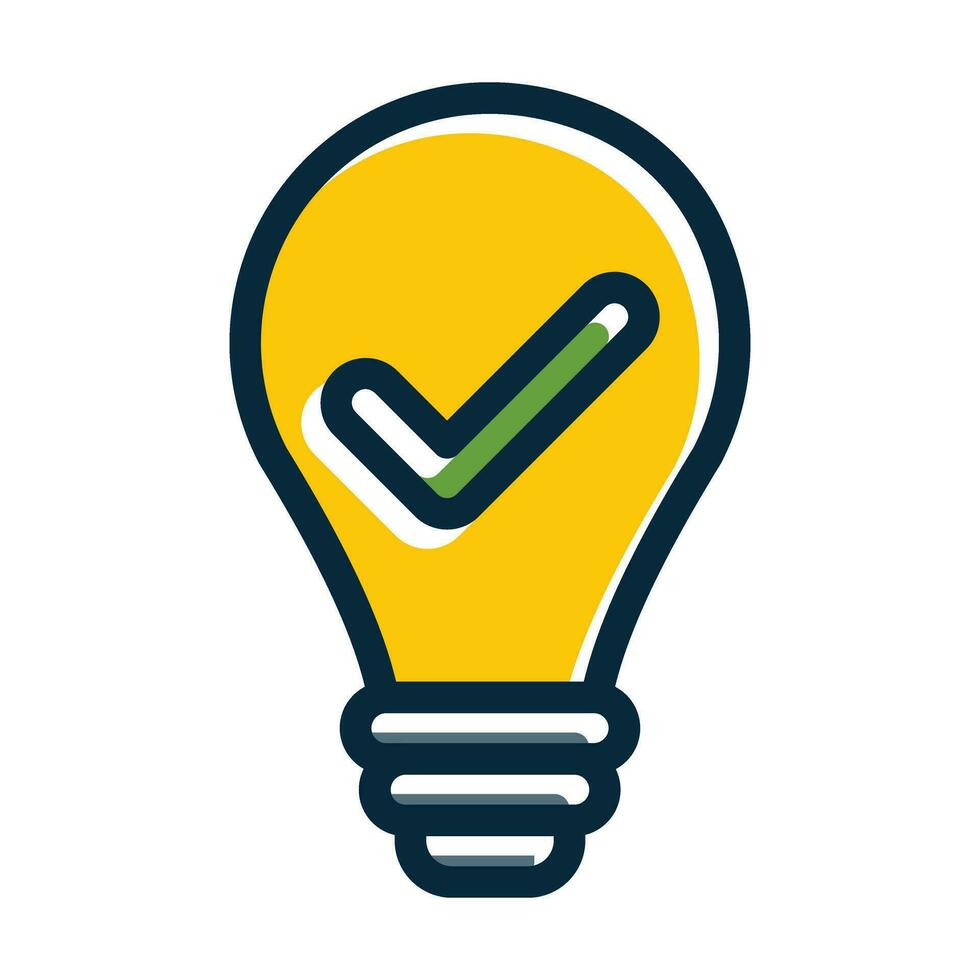 Solution Vector Thick Line Filled Dark Colors