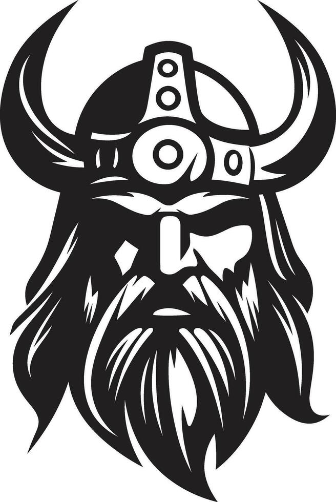 guerreros valor un elegante vector vikingo guardián doncella escudo legado un vikingo emblema de fuerza