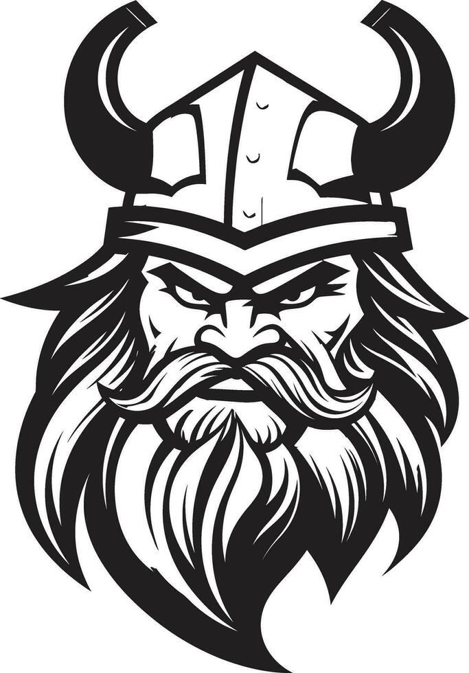 Norse Navigator A Seafaring Viking Leader in Vector Thors Triumph A Viking Symbol of Thunder