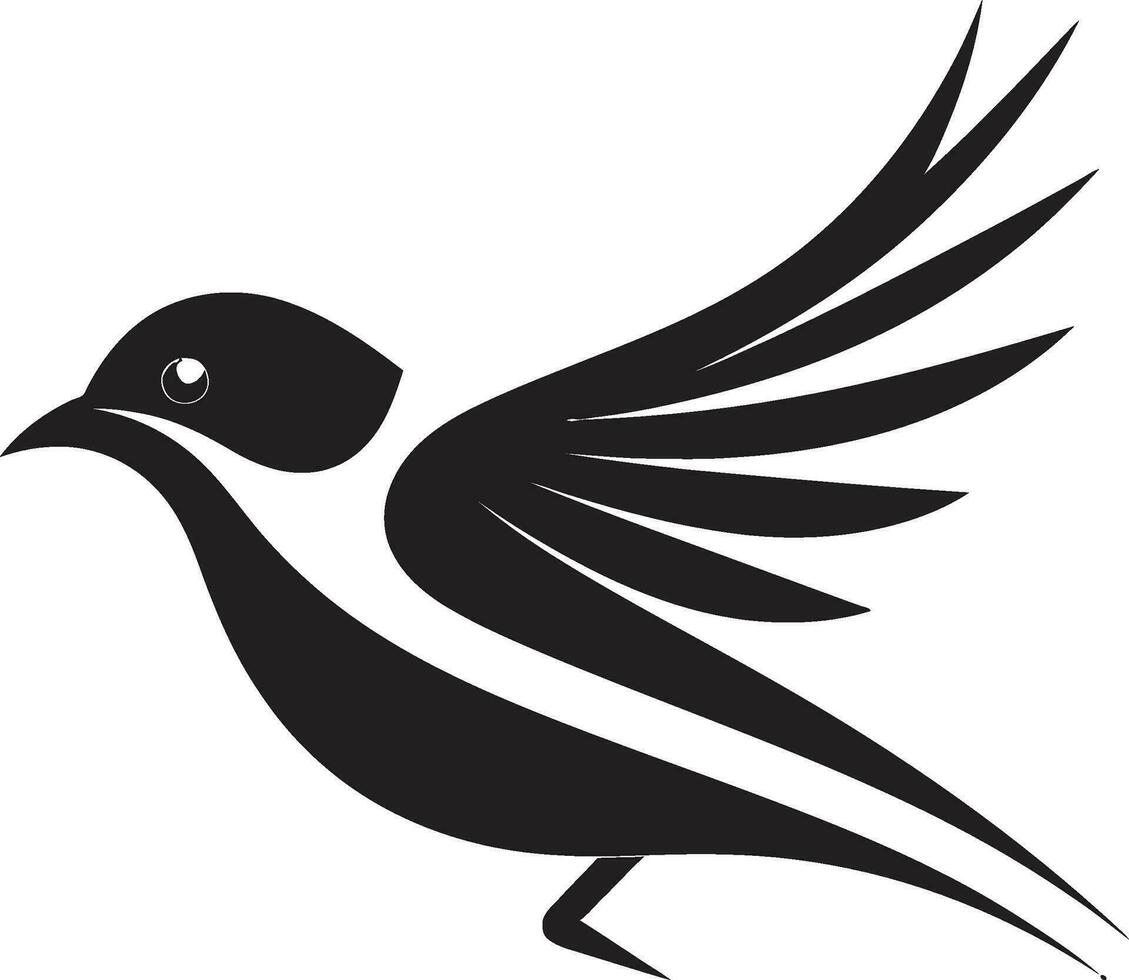 Black Finch A Vector Logo Design for a Brand Thats Never Afraid to Take Risks Black Finch A Vector Logo Design for a Business Thats Always Pushing the Limits