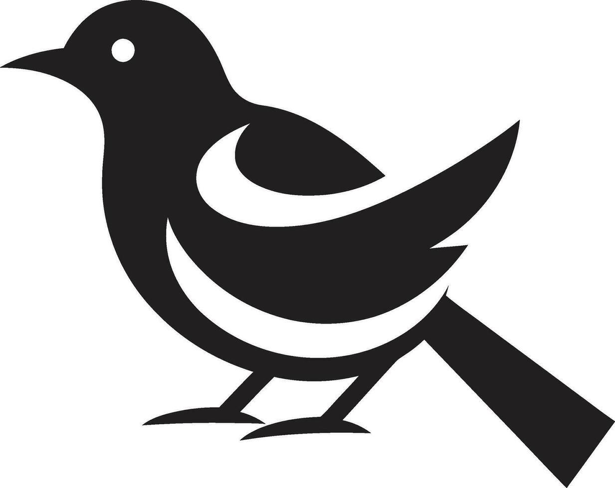 Pelican Majesty Badge Serene Parrot Emblem vector