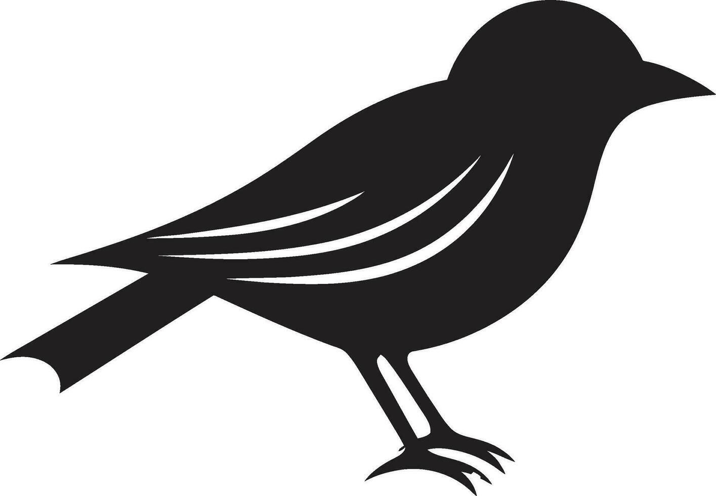 Toucan Majesty Vulture in Silhouette vector