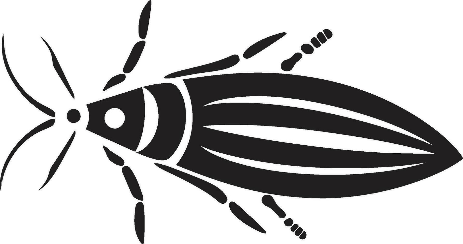 Glimpse of the Abyss SilverFish Vector Brilliance Vector Finned Symbol Aquatic Artistry