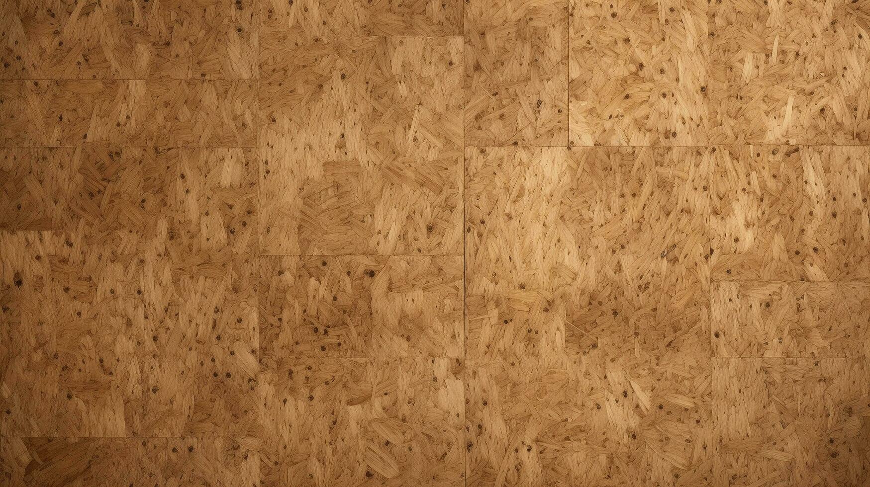 Old particle board wall texture for the background. AI Generative photo