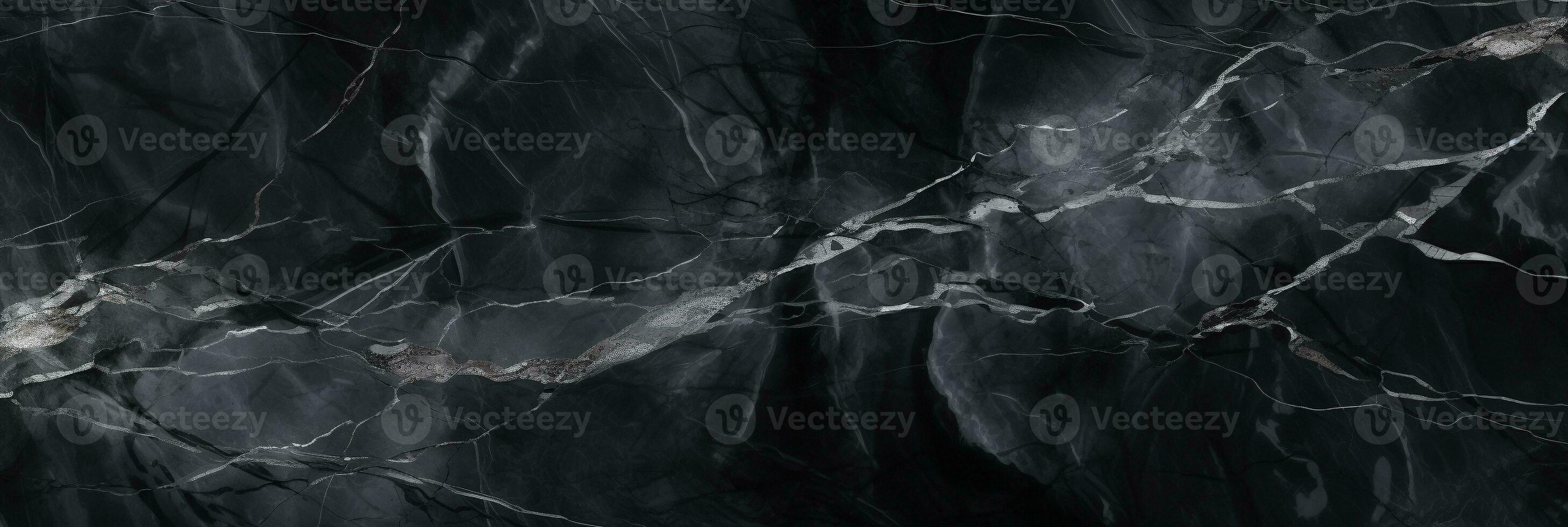 Black marble texture for background or tiles floor decorative design. AI Generative photo