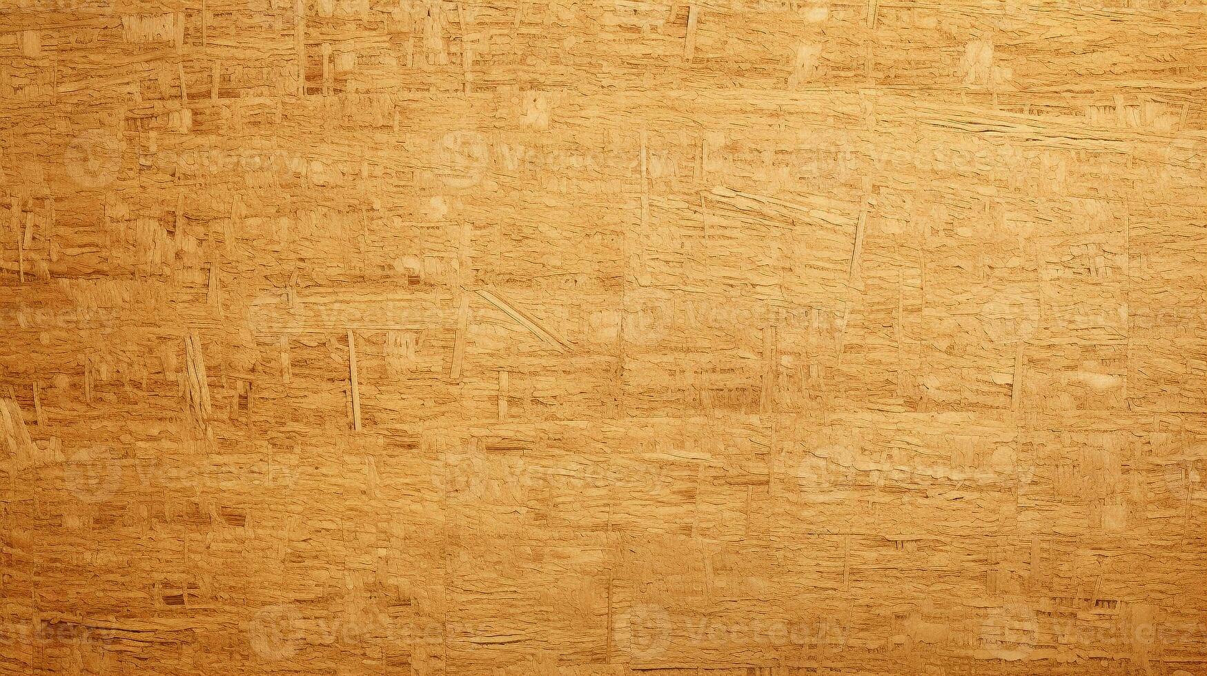 Old particle board wall texture for the background. AI Generative photo