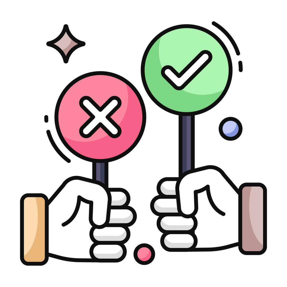 Premium download icon of selected candidate vector