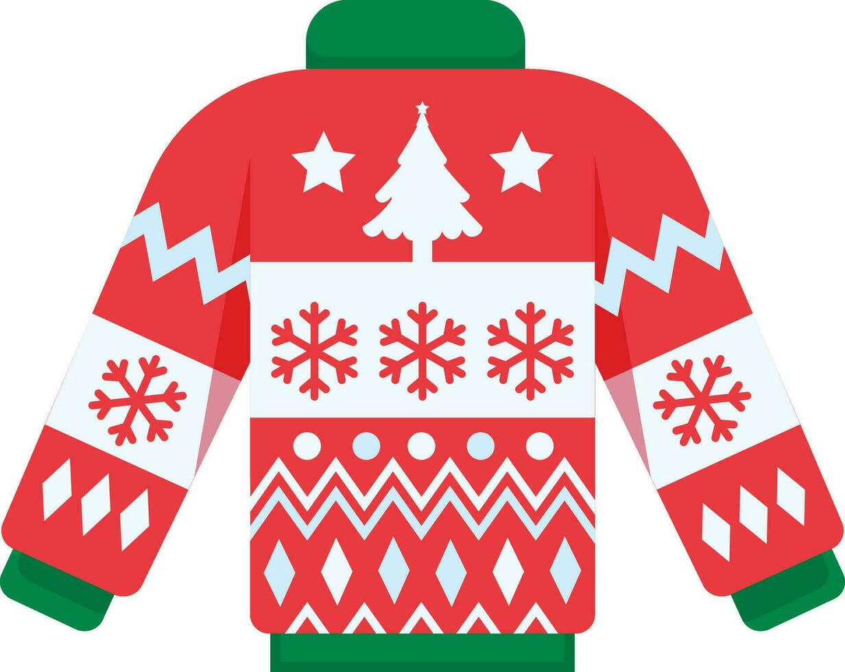 Sweater Christmas Icon Illustrator vector