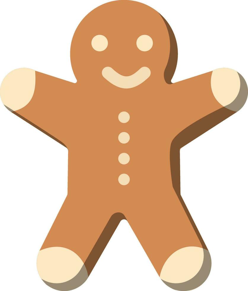 Ginger Bread Icon Vector Image Cookies