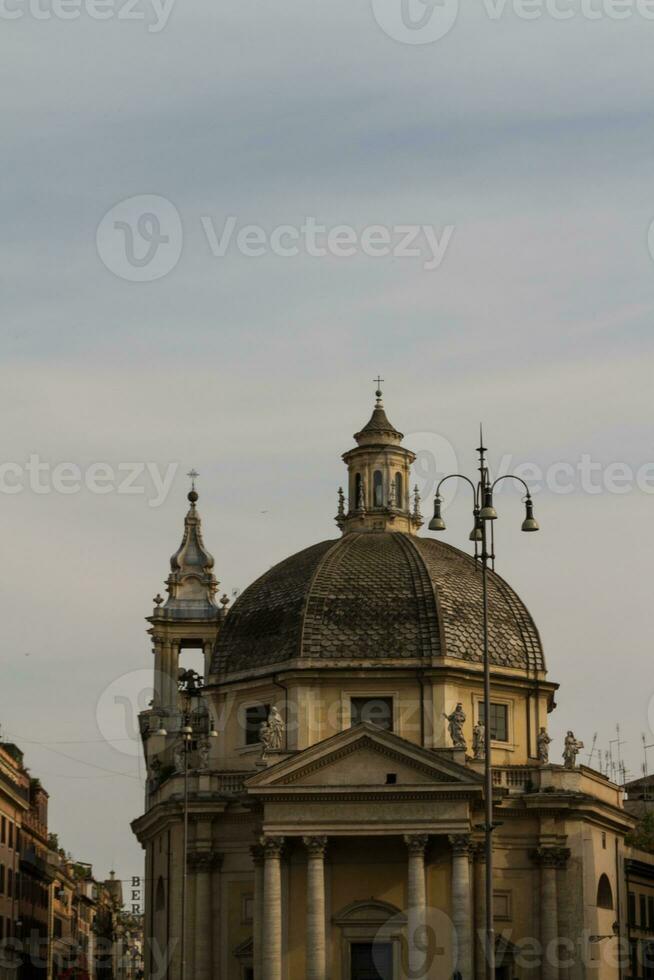 Piazza del Popolo in Rome photo