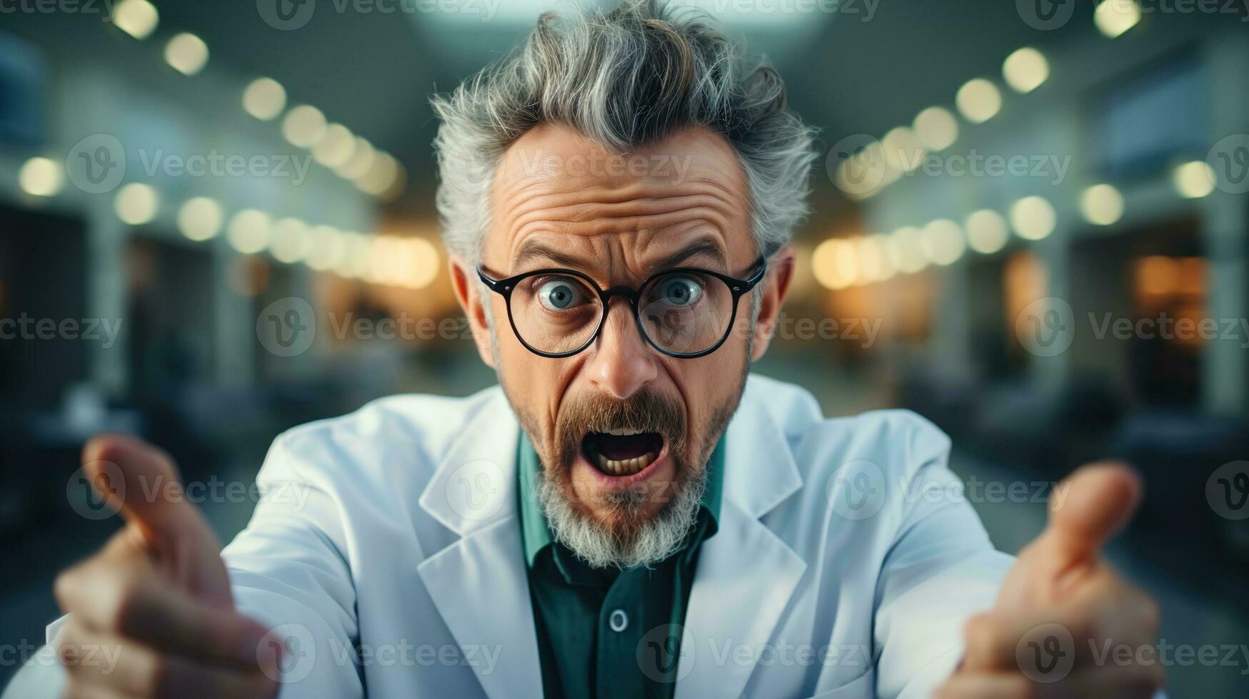 Bad Scientist, Crazy Scientist, Breakthroughs, Driven Genius, and Unconventional Discoveries, Ai generative photo