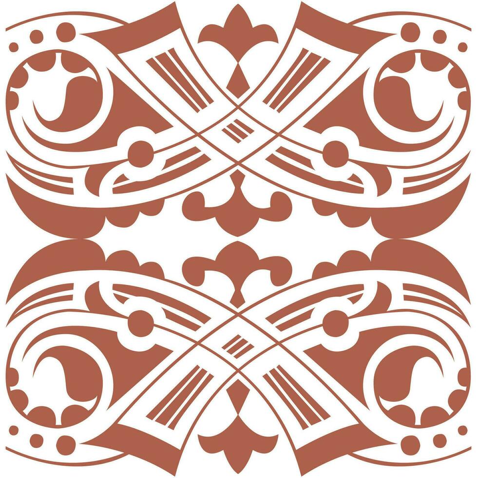 abstract background with calm classic color ornament vector