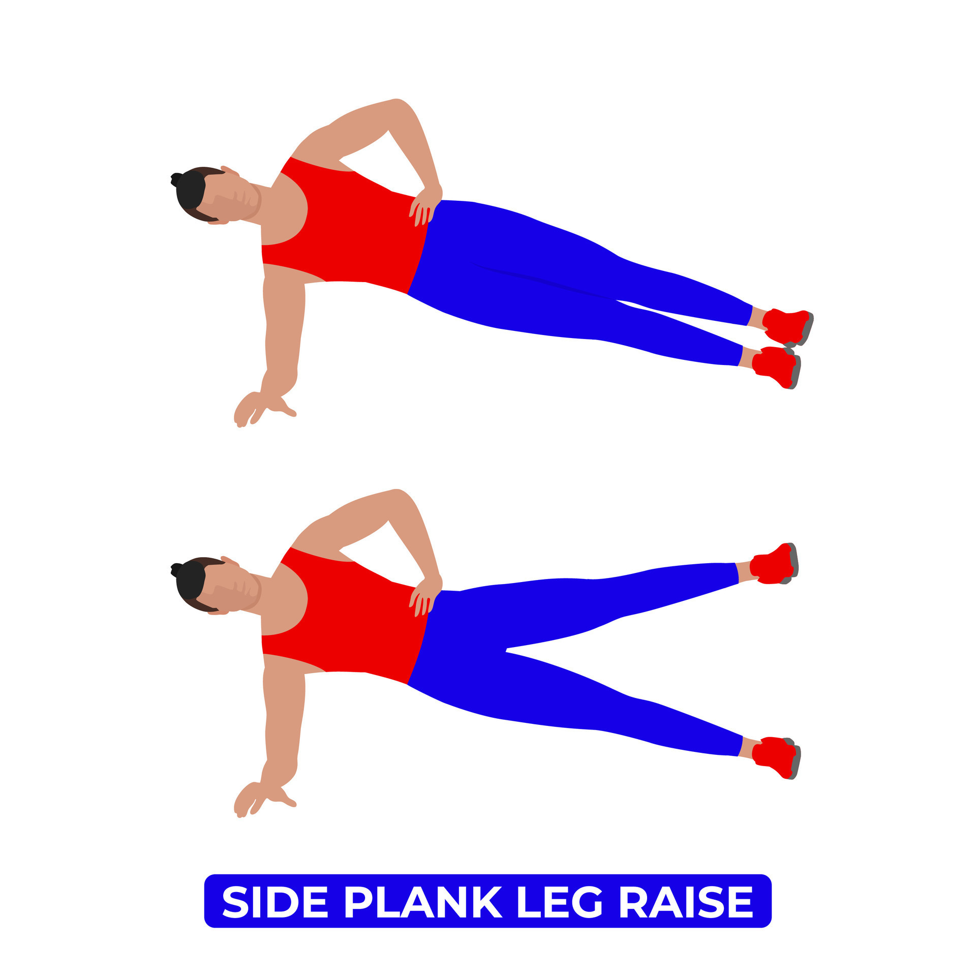 Vector Man Doing Bench L Sit Leg Raise Hold. Bodyweight Fitness Static ABS  Workout Exercise. An Educational Illustration On A White Background.  34714193 Vector Art at Vecteezy