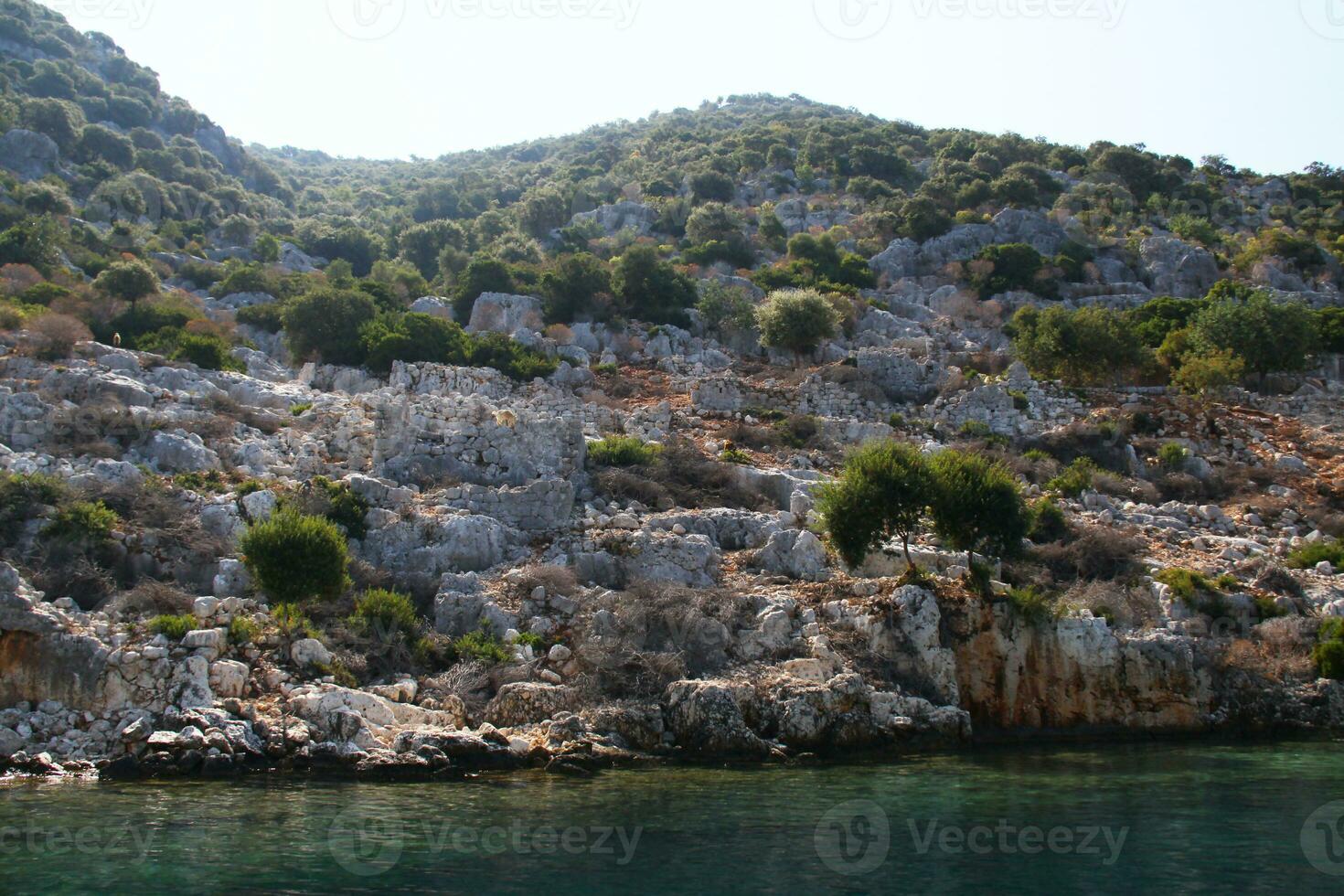 Sea and Rocks inTurkey photo