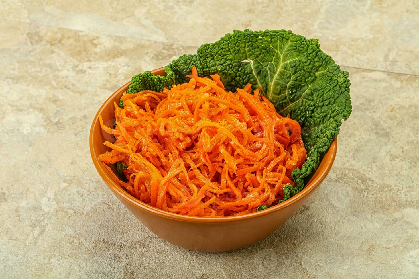 Tasty Korean Carrot with spices photo