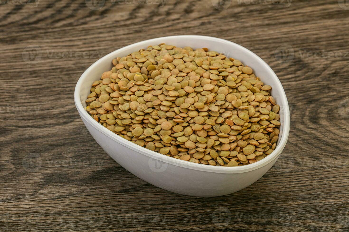 Vegan cuisine - Dry lentil heap photo