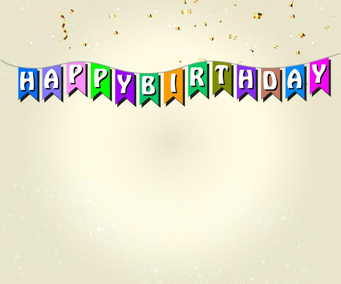 Happy Birthday Neon Text Vector. Happy Birthday neon sign, design template, modern trend design, night neon signboard, night bright advertising, light banner. Editing text neon sign. vector