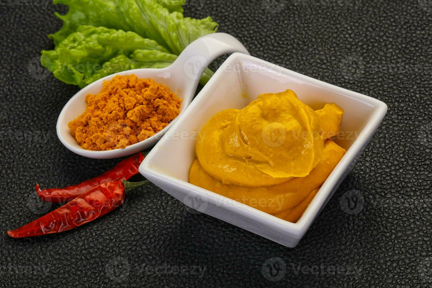 Curry sauce in the bowl photo