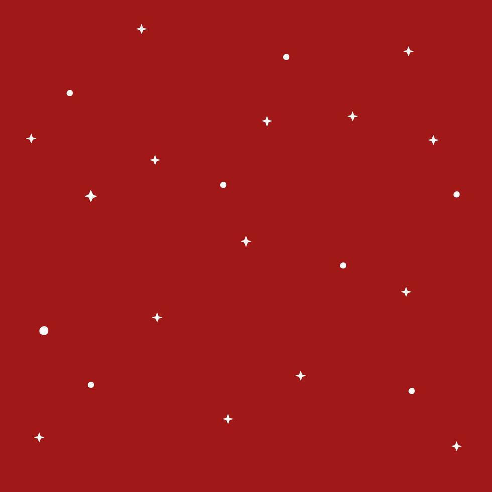 white star glitter and snow on red background and white snow, chrismas theme, winter vector