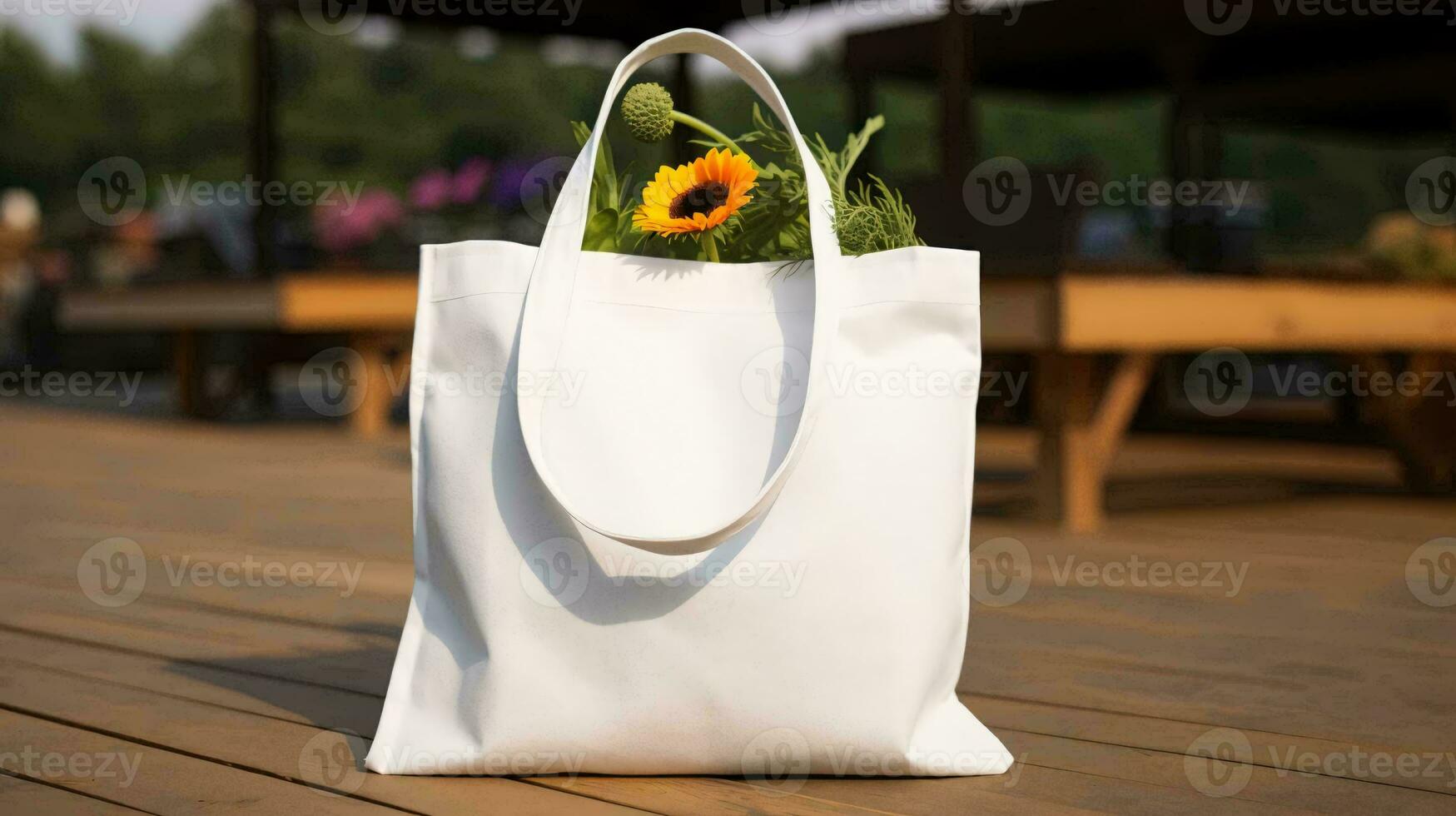 un blanco florero con un amarillo flor ai generado foto