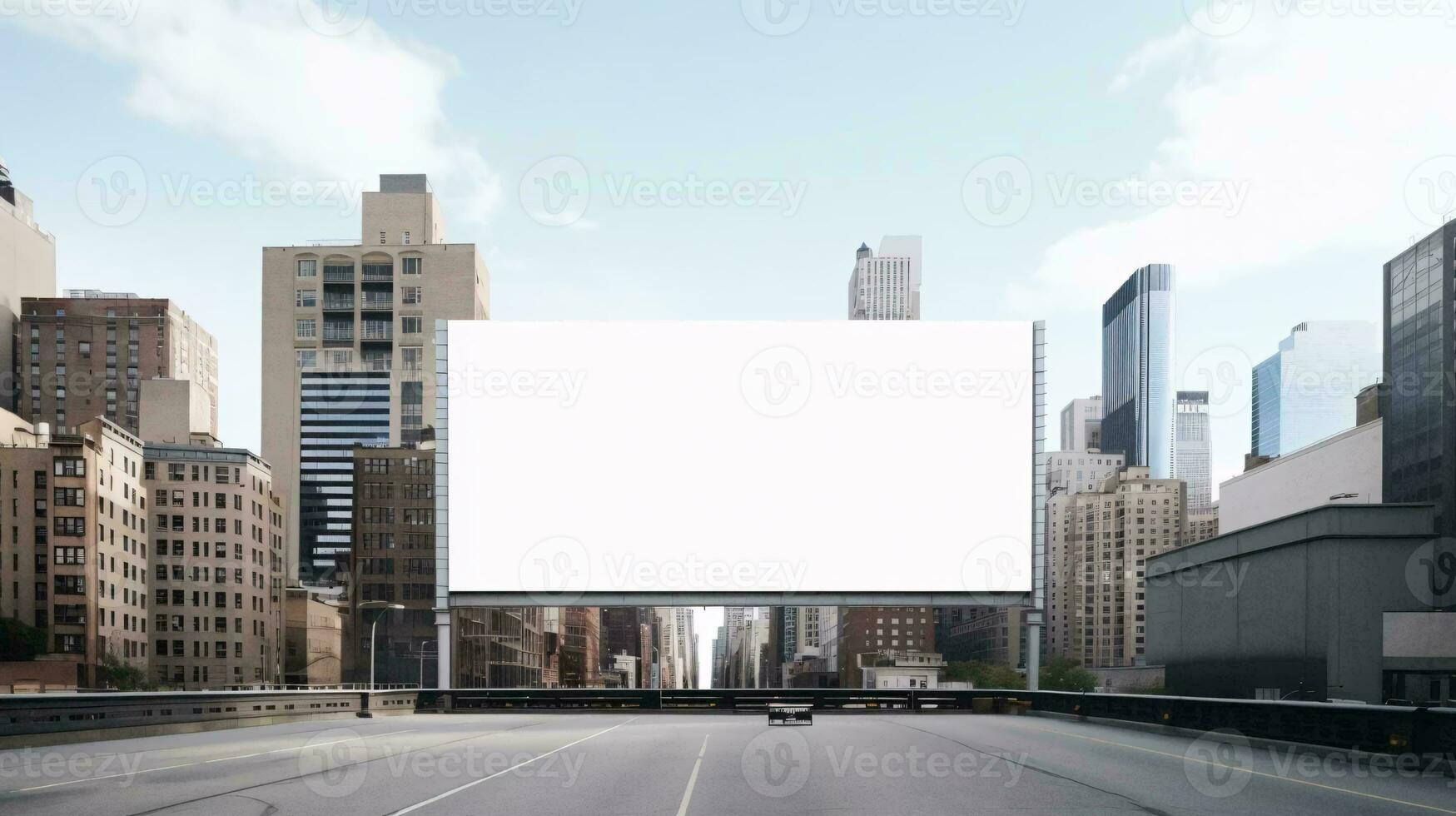 un grande edificio con un curvo la carretera ai generado foto