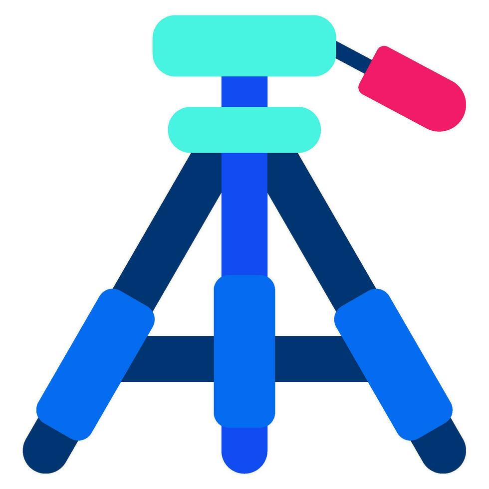 Tripod icon for web, UIUX, infographic, etc vector